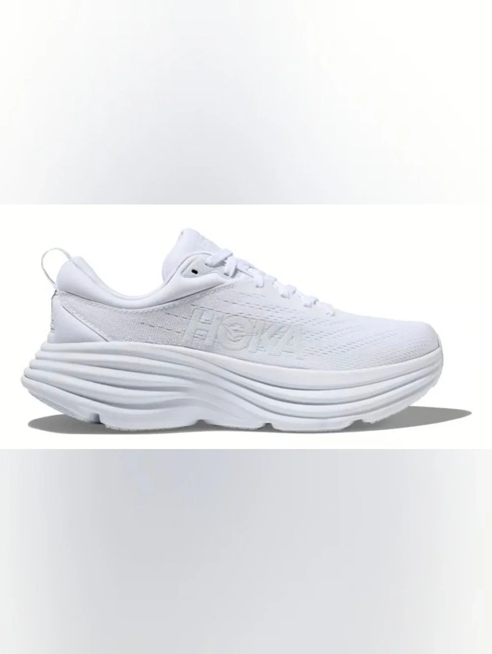 Hoka Bondi 8 Women's White Size 8B